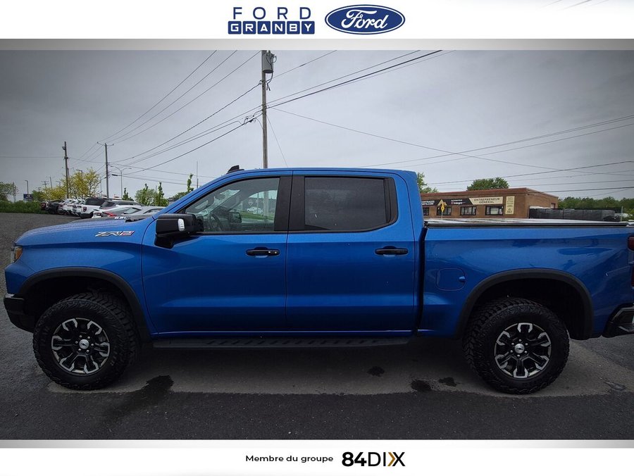 Chevrolet Silverado 1500 ZR2 cabine multiplace 4RM 147 po 2022 Bleu