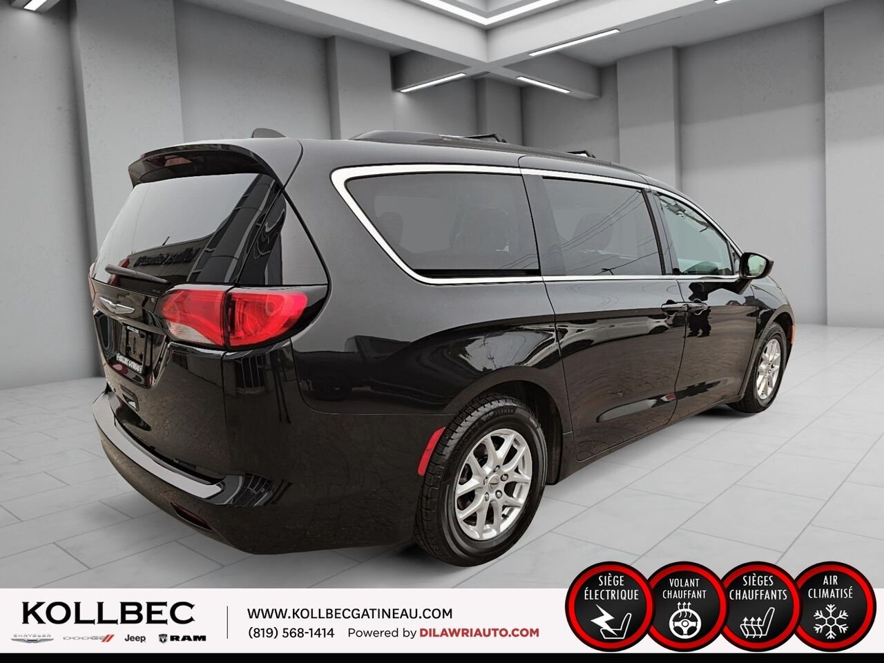 CHRYSLER GRAND CARAVAN SXT 2021 Noir Ottawa & Gatineau - photo #14