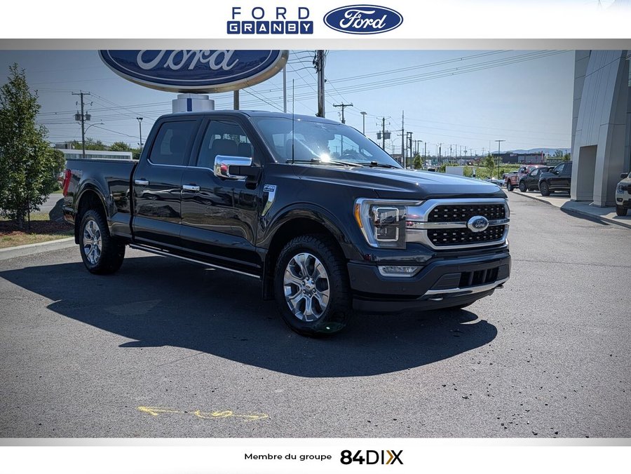 Ford F-150 Platinum SuperCrew 4RM caisse de 6,5 pi 2021 Bleu
