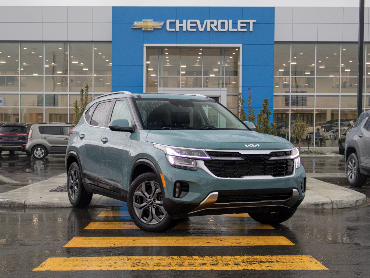 2025 Kia Seltos EX AWD Blue Sherwood Park - photo #1