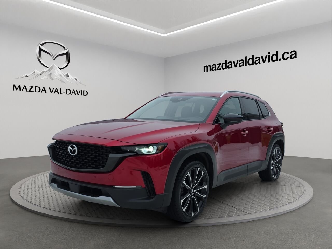 2024 Mazda CX-50 GT w/Turbo AWD Volant chauffant, navigation, toit ouvrant panoramique, Red Val-David - photo #0