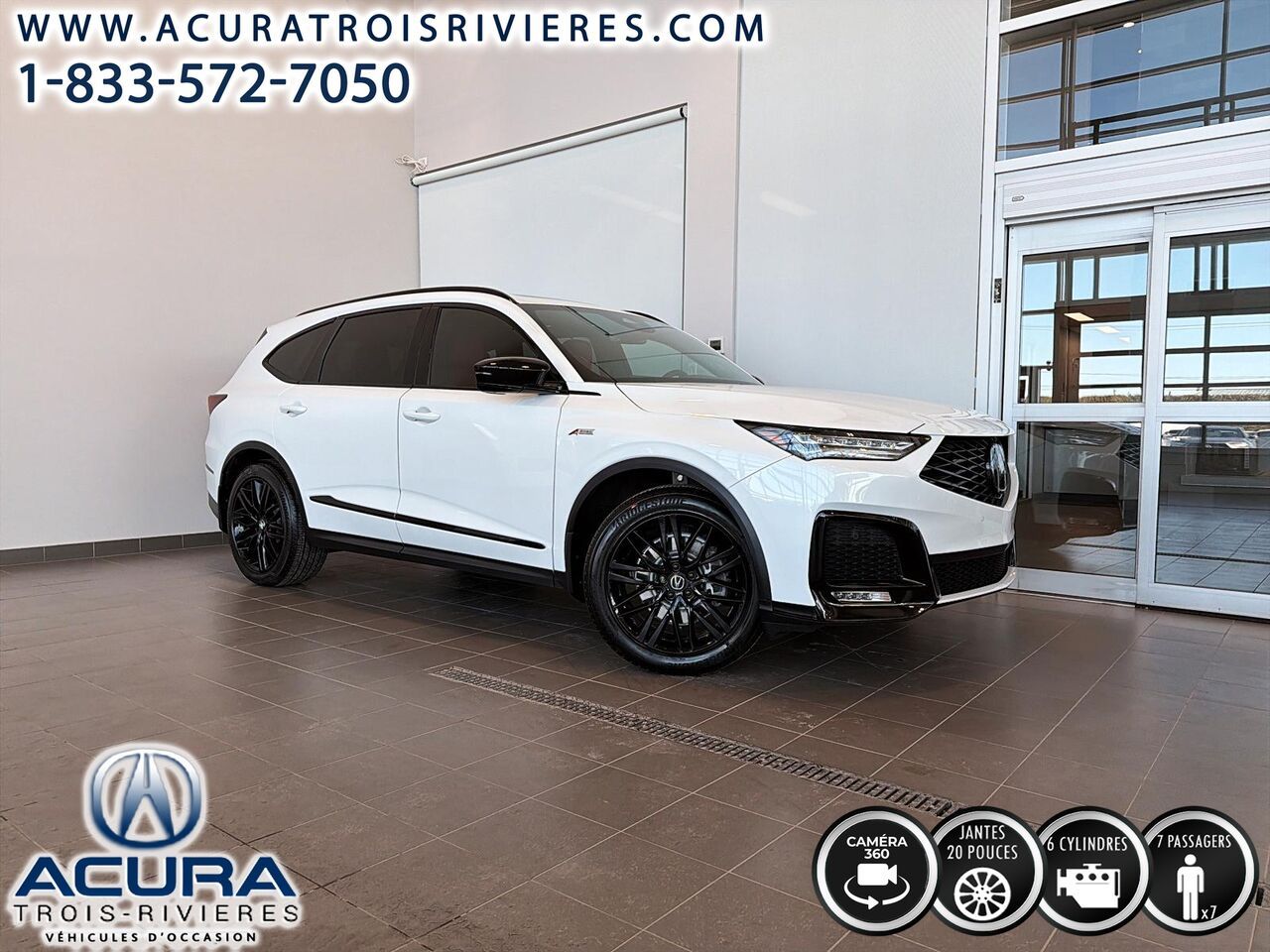 White 2025 Acura MDX SUV / Crossover Automatic