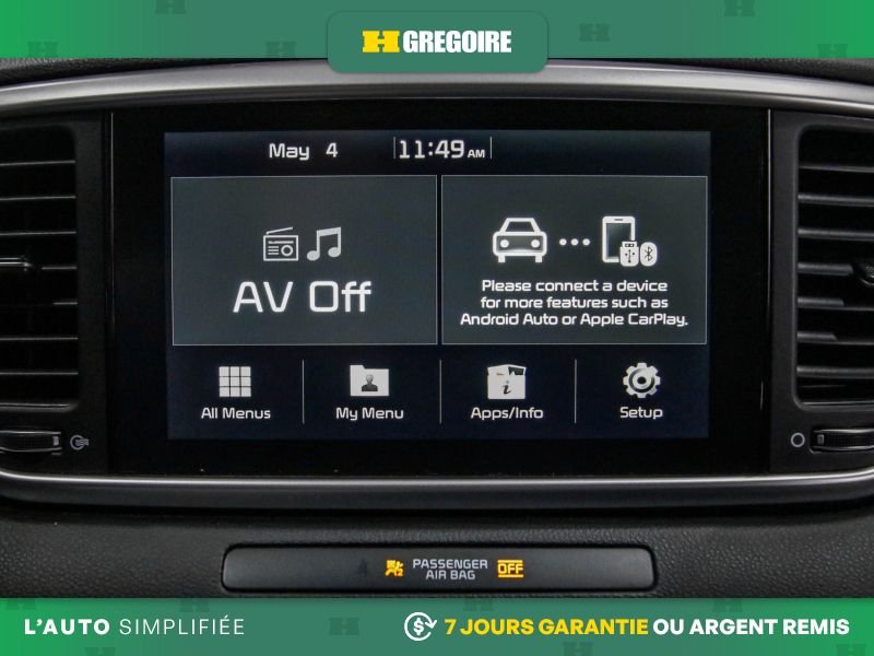 Kia Sportage 729413 | LX AWD AUTO A/C GR ELECT MAGS CAM RECUL BLUETOOTH 2021 Gris Laval - photo #18