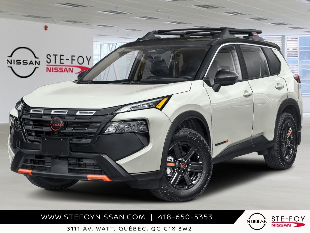 NISSAN Rogue 2026 Blanc Everest triple couche deux tons Ste-Foy - photo #0