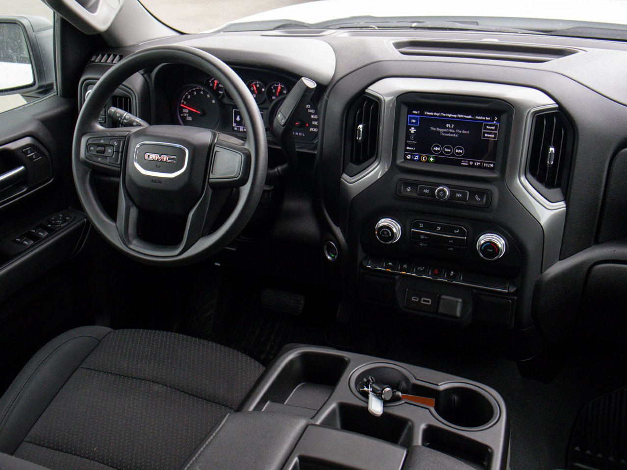 2024 GMC Sierra 1500 4WD Crew Cab 147 Pro White Sherwood Park - photo #27