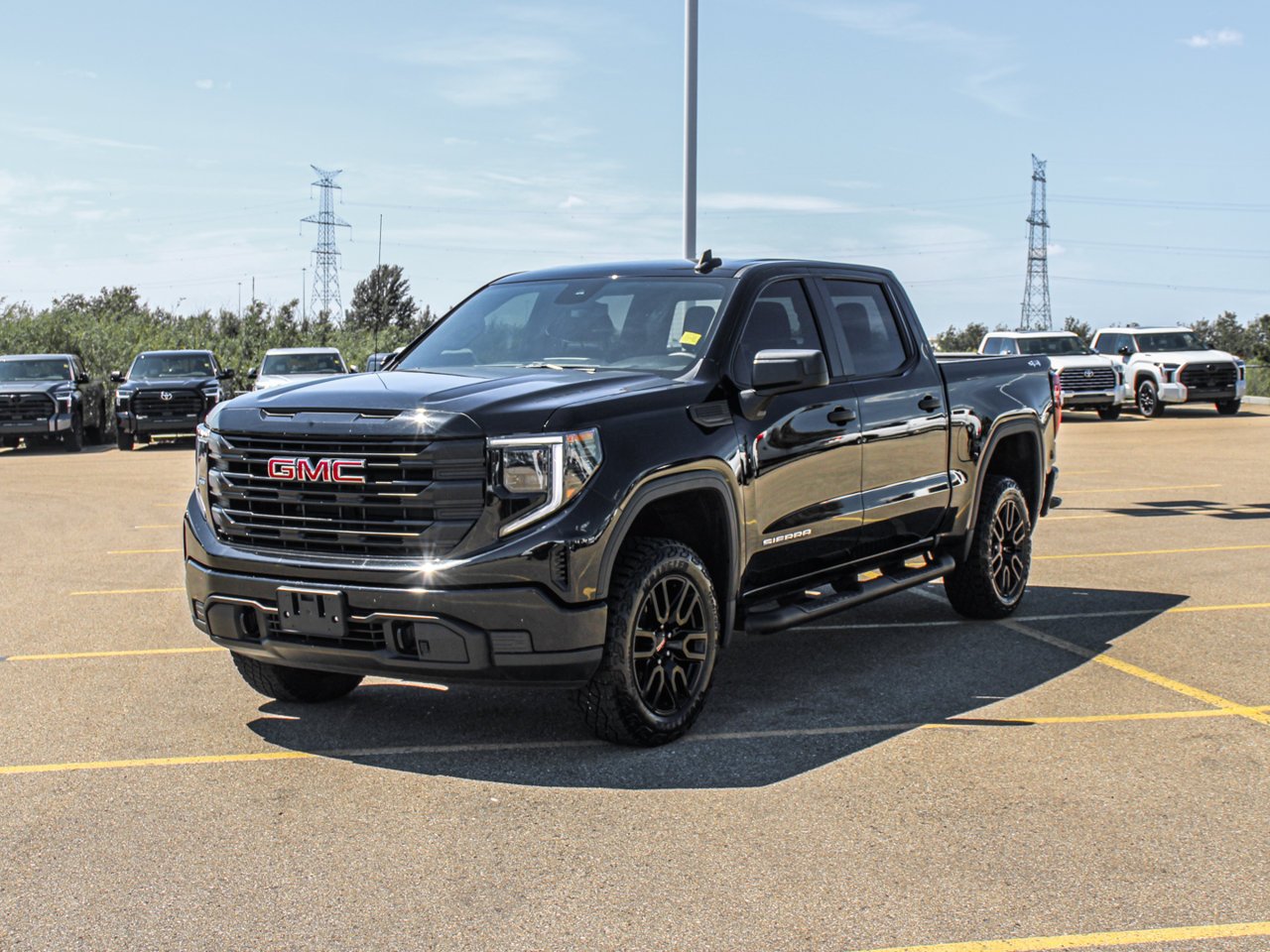 2024 GMC Sierra 1500 4WD Crew Cab 147 Pro Black Sherwood Park - photo #3