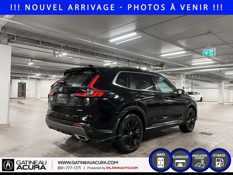 Honda CR-V hybride *** UN PROPRIO + CLEAN CARFAX *** 2024 Noir