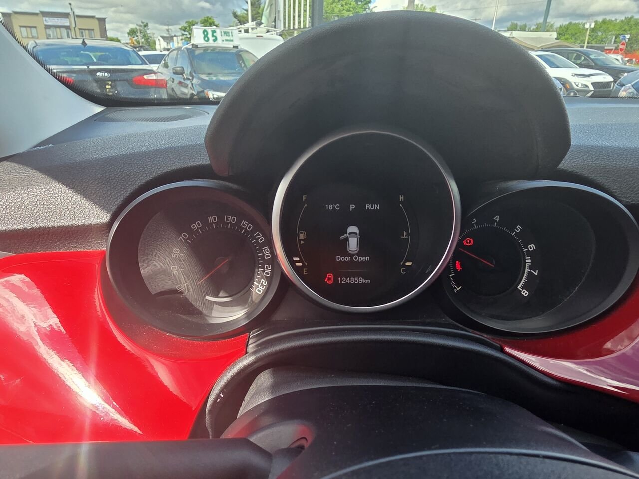 2016 fiat 500x Red  - photo #10