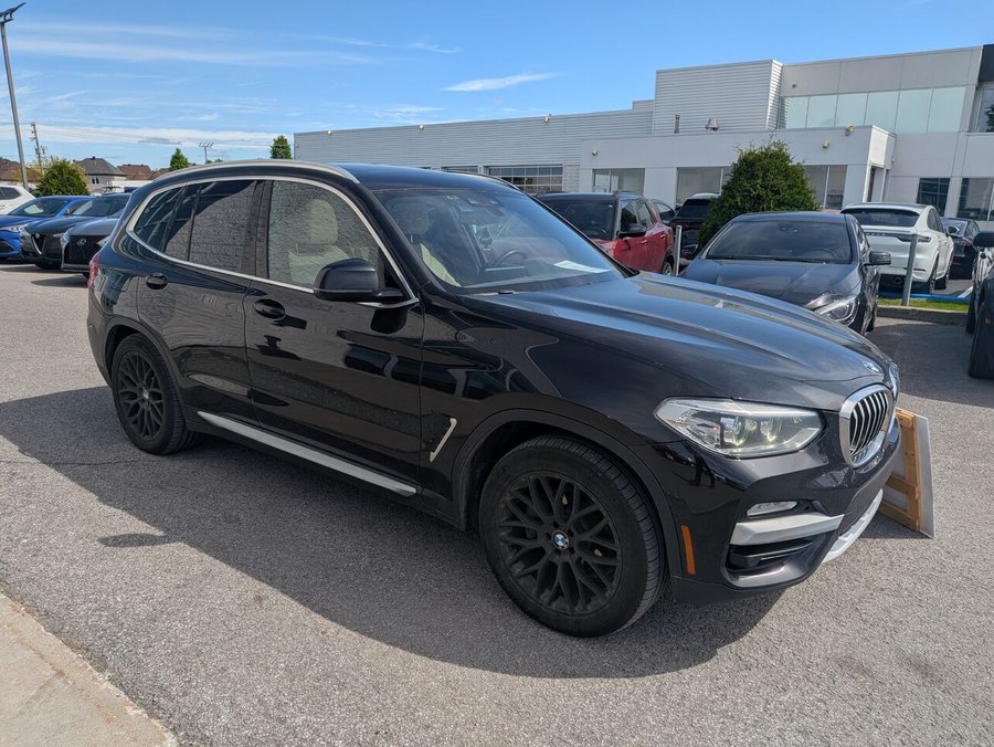 BMW X3 X3 xDrive30i EXECUTIVE PACKAGE-CUIR-TOIT PANO-SIÈGES CHAUFFANTS 2019 Noir