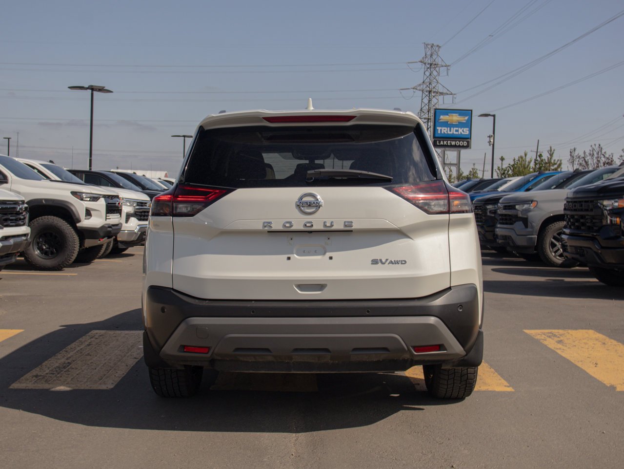 2021 Nissan Rogue AWD SV White Sherwood Park - photo #8