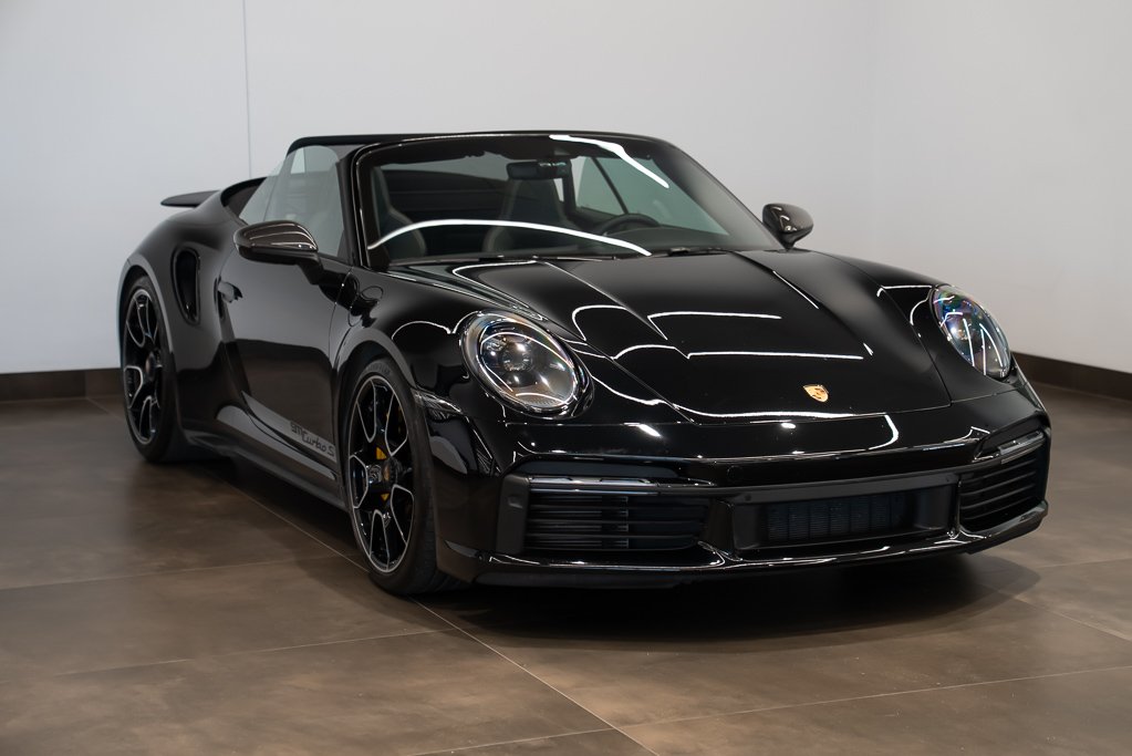 2021 Porsche 911 Turbo S cabriolet Black Kirkland - photo #2