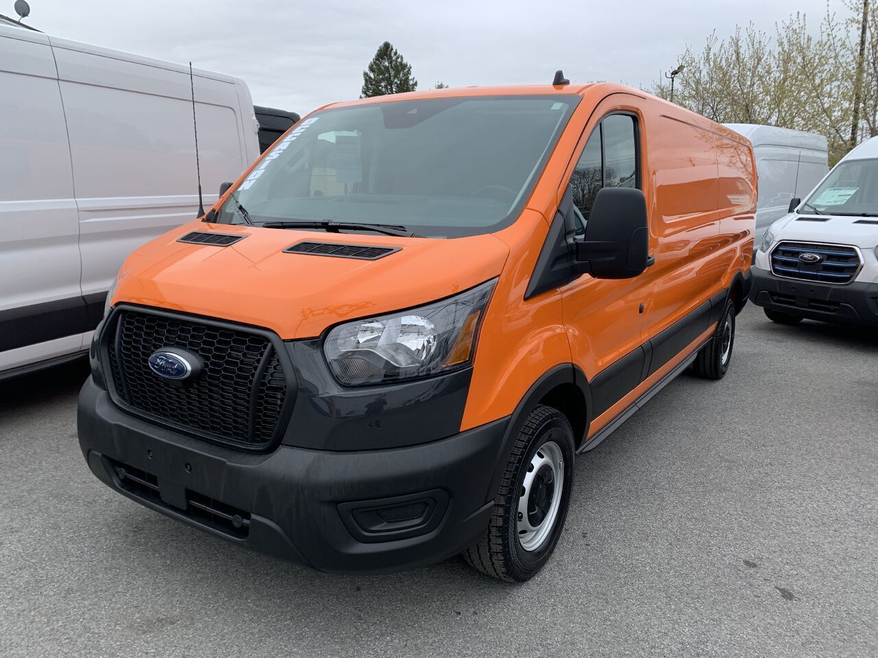 Orange 2025 Ford Transit Cargo Van Rear-Wheel Drive Automatic
