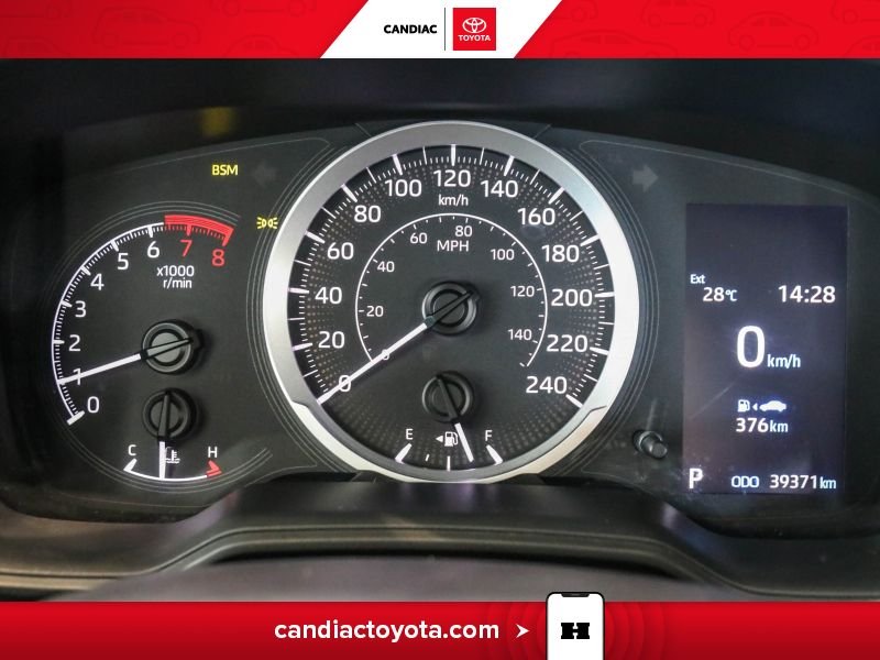 Toyota Corolla TR04154 | LE BAS KM - CAM DE RECUL - AIR CLIMATISE - VITRE E 2022 Argent Laval - photo #13