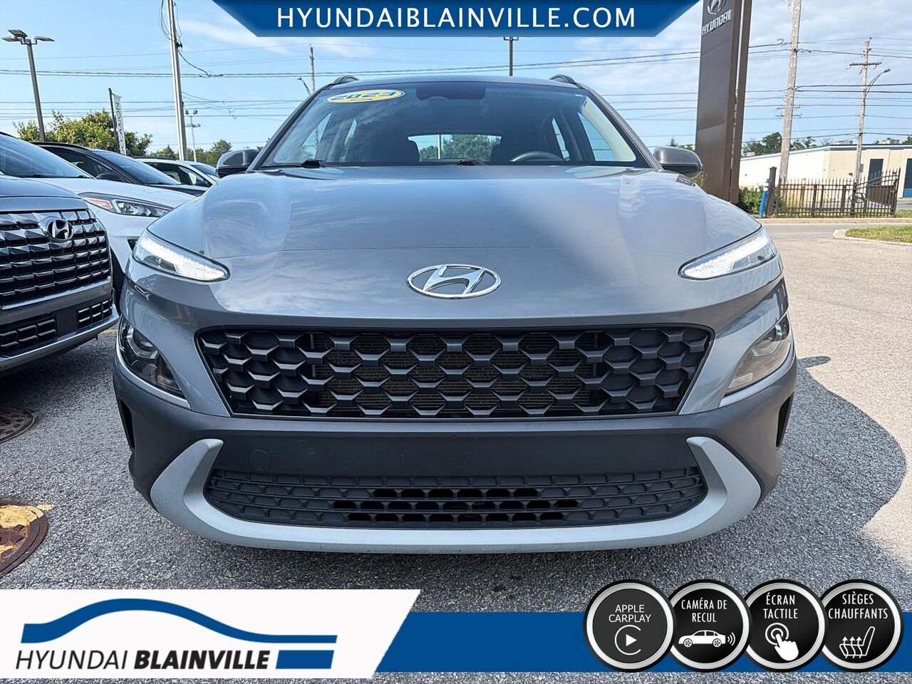 2023 Hyundai Kona Grey Blainville - photo #1