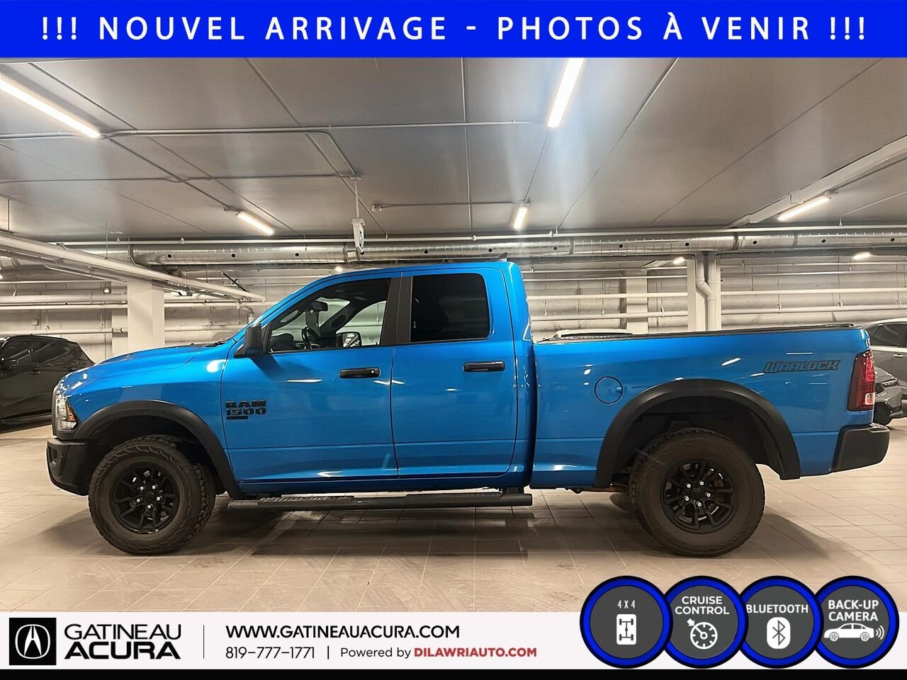Ram 1500 Classic Warlock Quad Cab 4x4 2021 Bleu Ottawa & Gatineau - photo #7