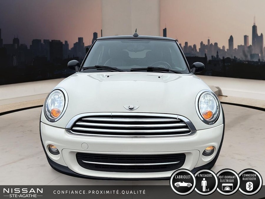 MINI Cooper décapotable 2013 2013 Blanc