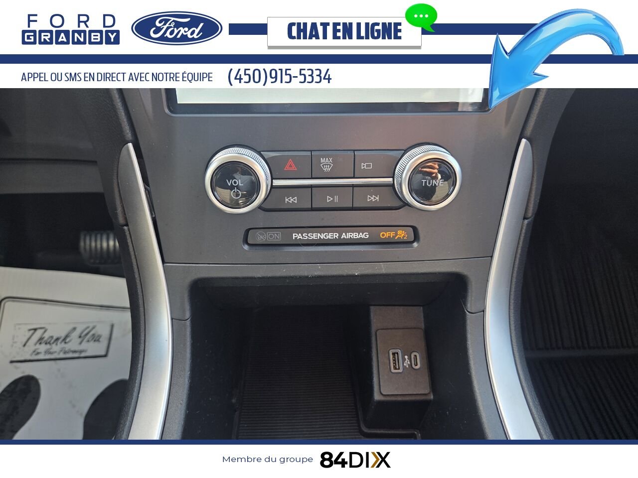 2022 Ford Edge White Granby - photo #14