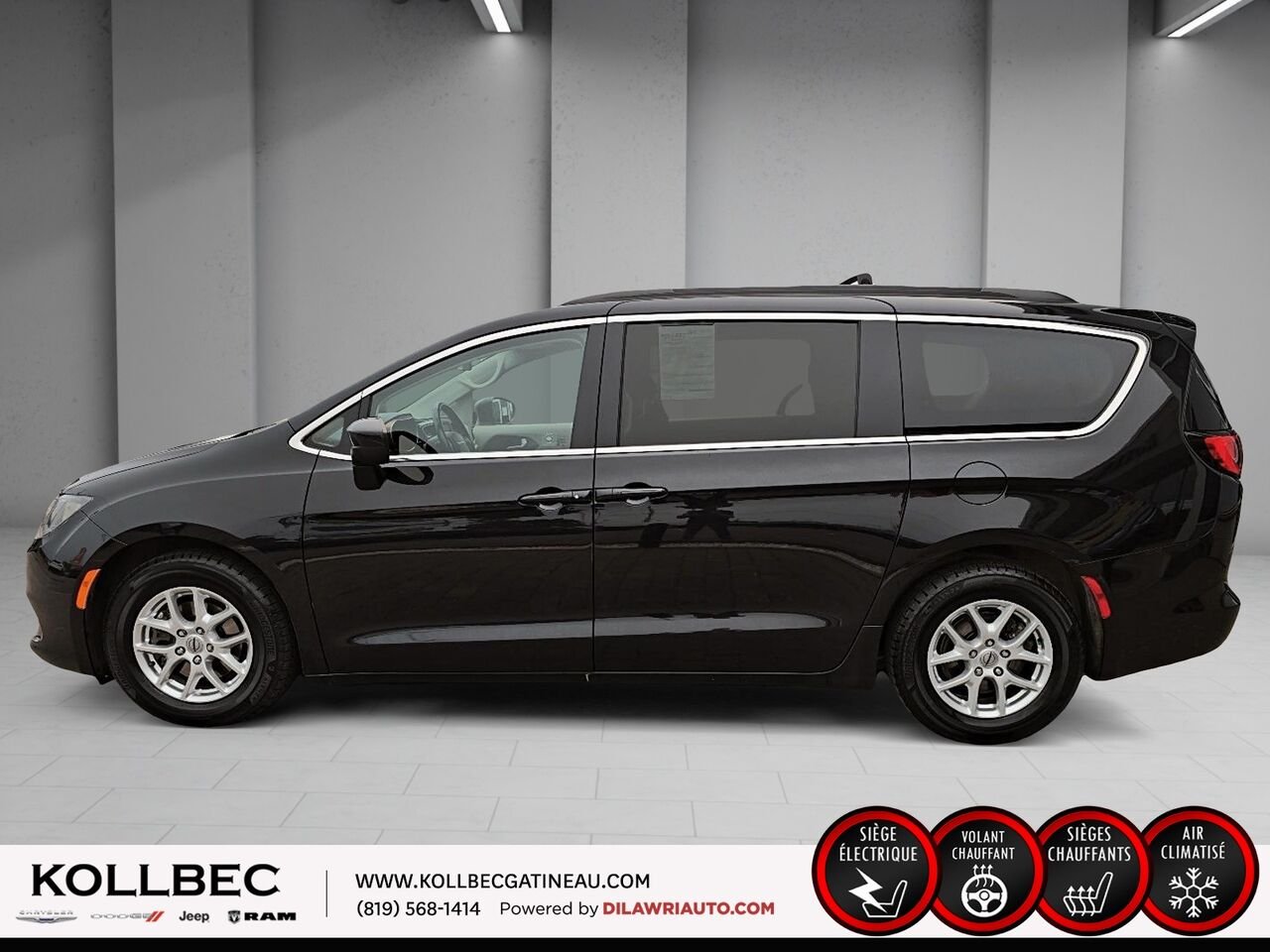 CHRYSLER GRAND CARAVAN SXT 2021 Noir Ottawa & Gatineau - photo #18