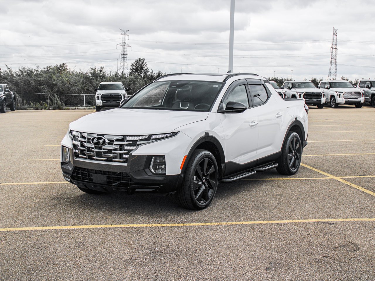 2024 Hyundai Santa Cruz Ultimate AWD White Sherwood Park - photo #3