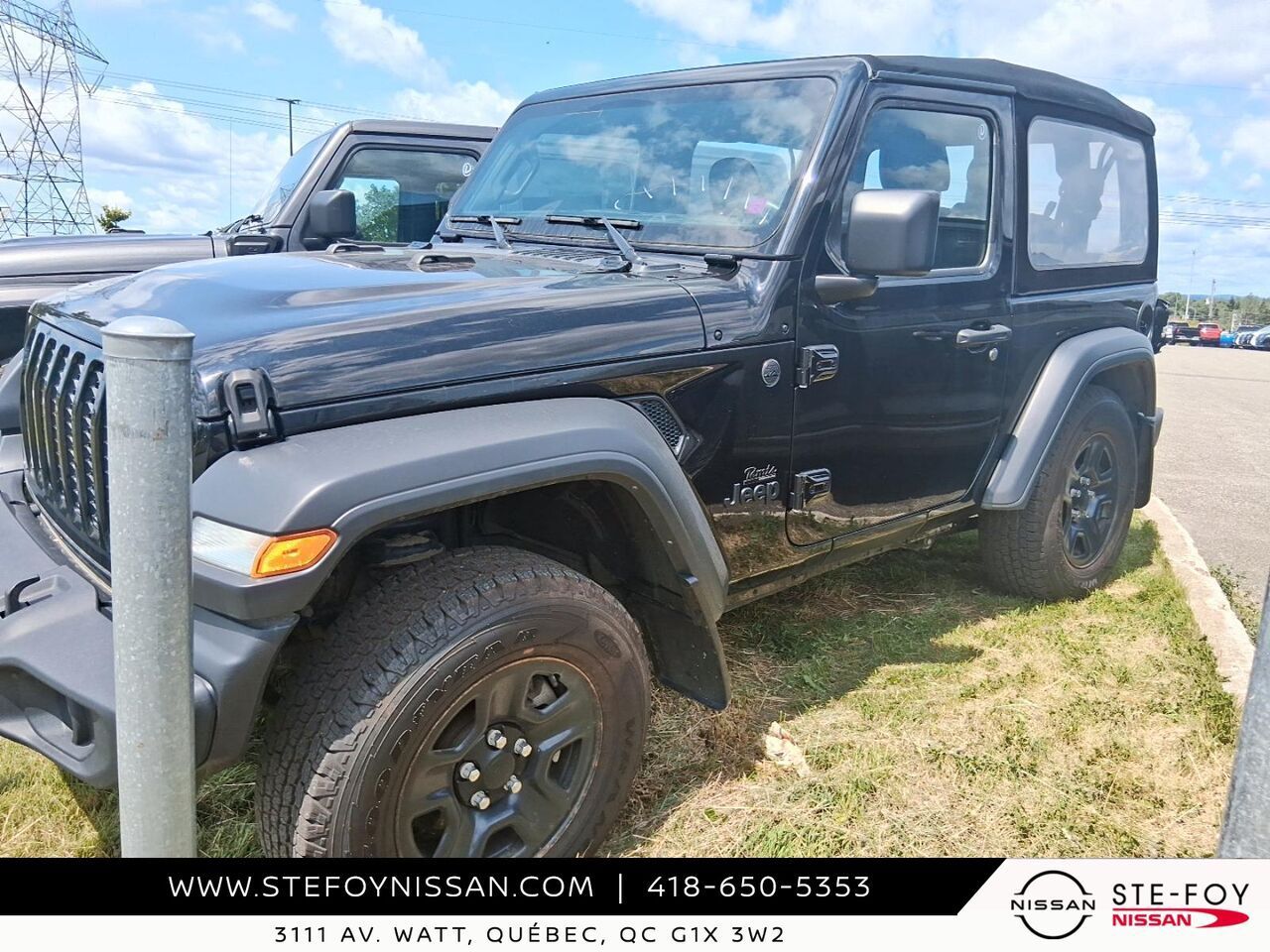 Black 2024 Jeep Wrangler SUV / Crossover Four-Wheel Drive Automatic
