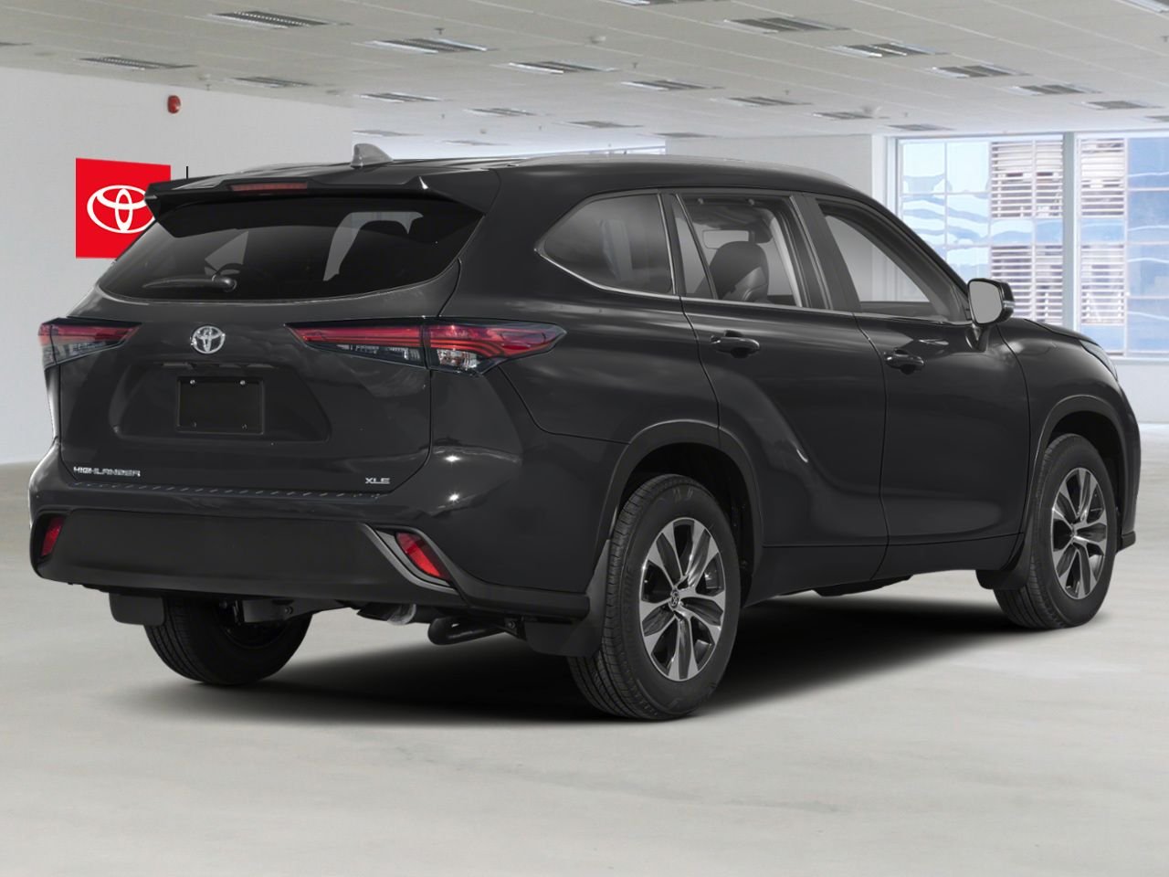 2024 Toyota Highlander XLE AWD / CLEAN CARFAX / HEATED SEATS / MOONROOF / ALLOY WHEELS / CARPLAY AND ANDROID AUTO Black Mississauga - photo #2