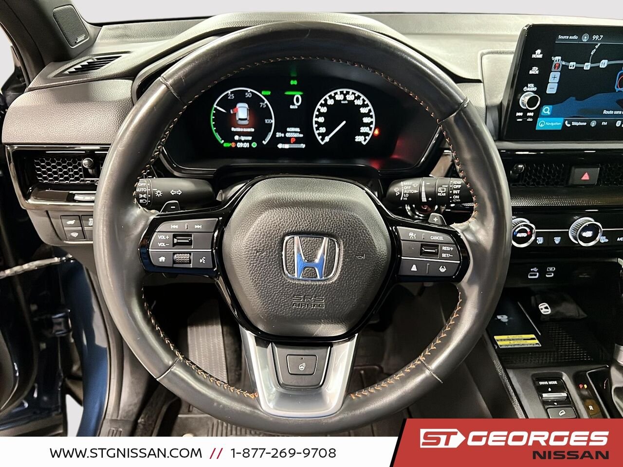 Honda CR-V hybride 2024 Bleu Saint-Georges - photo #11
