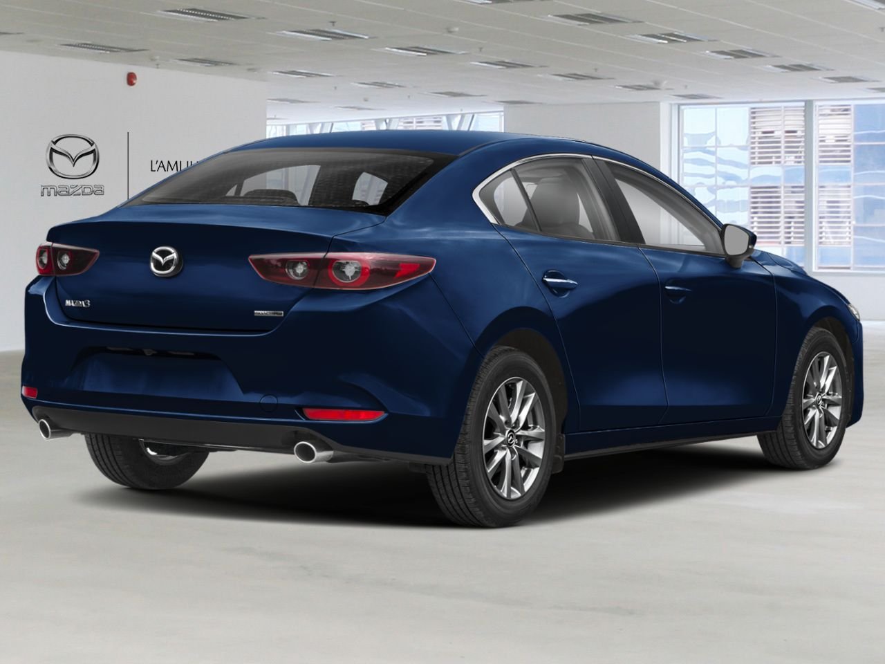 2026 Mazda Mazda3 VIN JM1BPBCL4T1875702 Deep Crystal Blue Mica Chicoutimi - photo #2