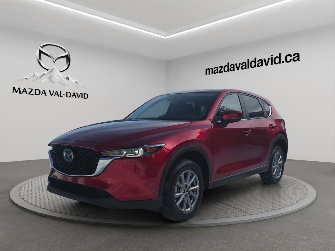 2025 Mazda CX-5 Gs, awd, Toit ouvrant, volant et rétroviseurs chauffants, hayon électrique Soul Red Crystal Metallic Val-David - photo #0
