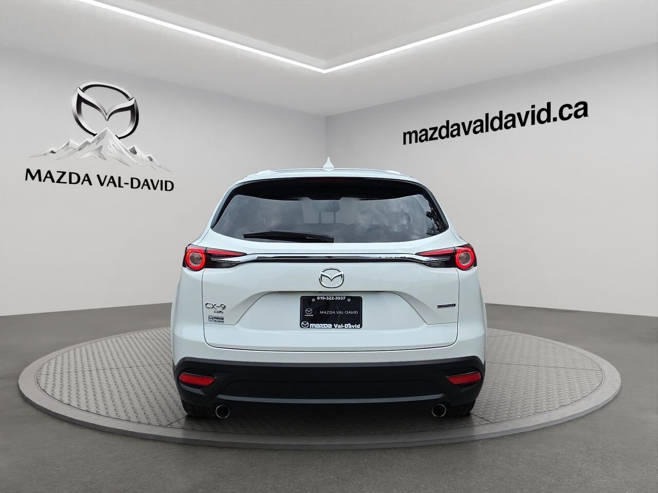 Mazda CX-9 GS-L TI, 7 passagers, Apple carplay, Toit ouvrant, volant chauffant 2023 Blanc Val-David - photo #21