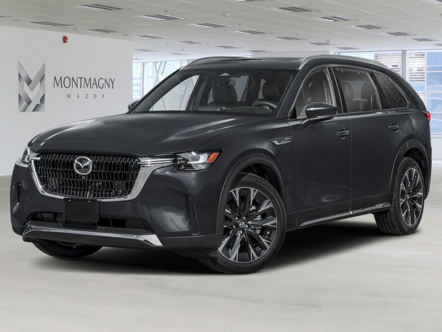 MAZDA CX-90 hybride rechargeable GT TI 2026 Noir de jais mica