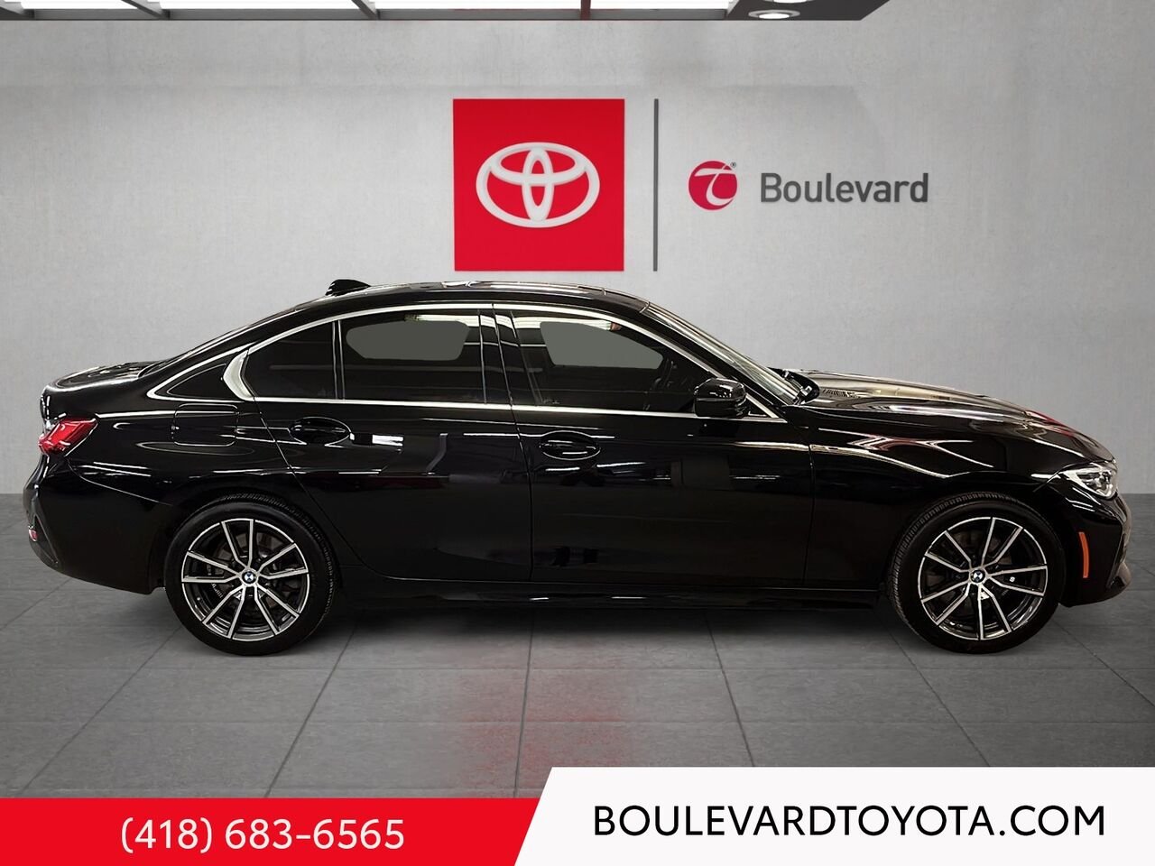 2021 BMW Série 3 99651A-070 | 330i XDRIVE BERLINE, AWD Black Québec - photo #2