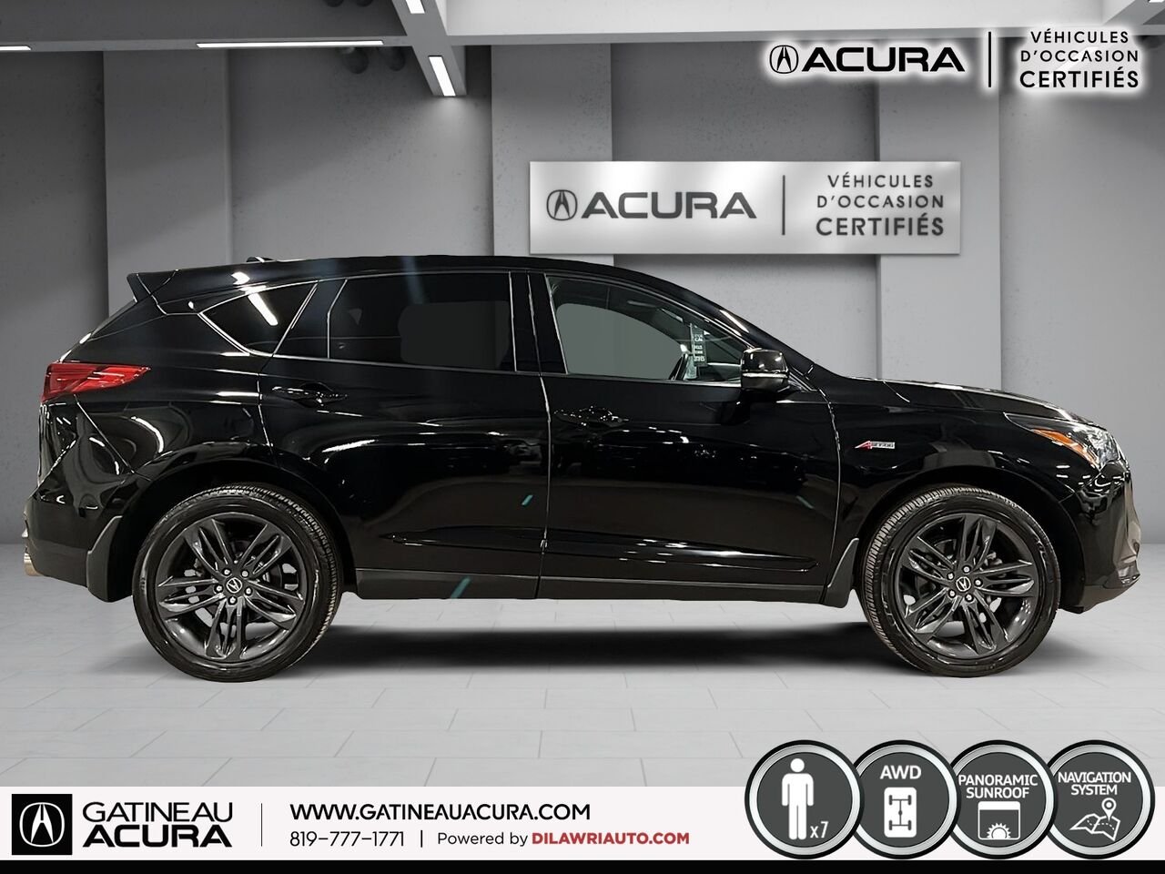 2023 Acura RDX A-Spec SH-AWD Black Gatineau - photo #13
