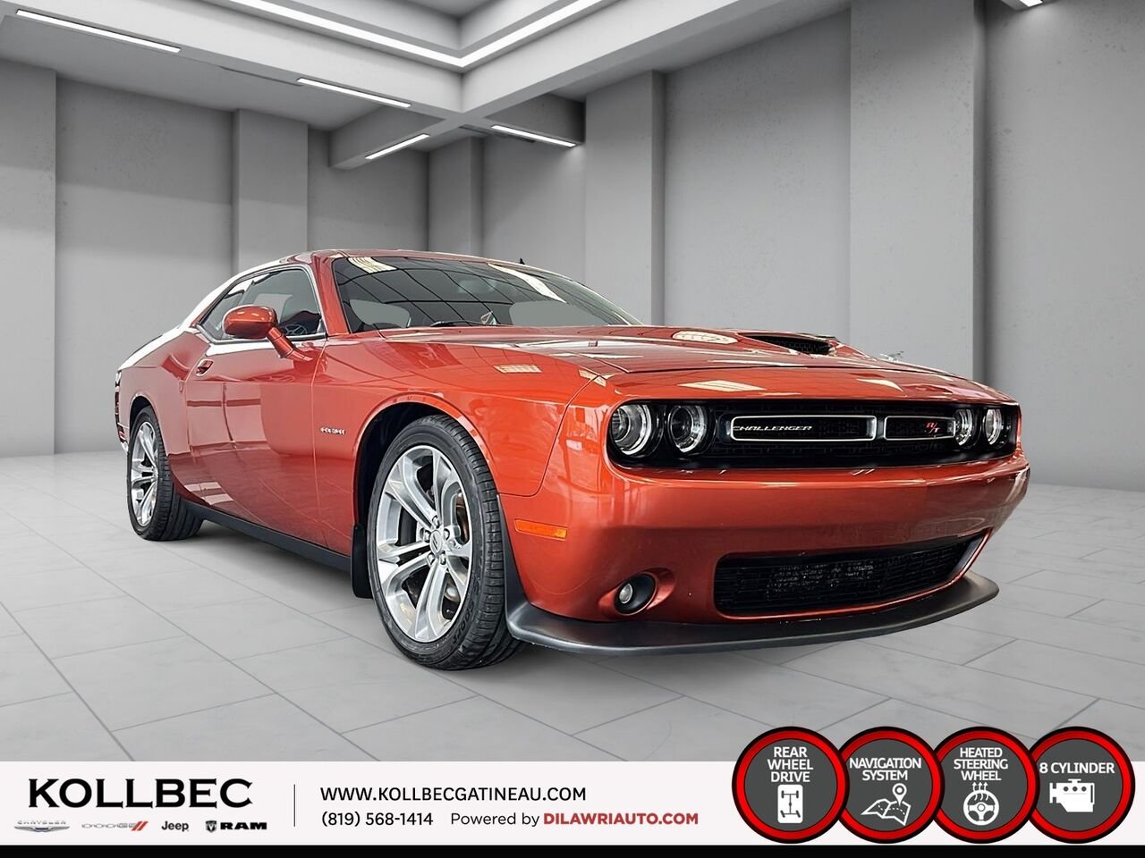 DODGE CHALLENGER U19190 | R/T 2021 Orange Gatineau - photo #12