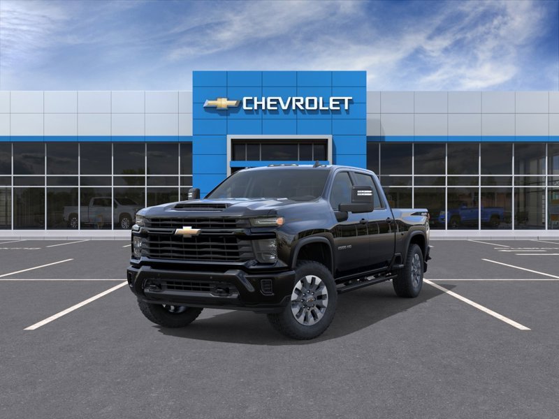 2026 CHEVROLET Silverado 2500HD Custom cabine multiplace 4RM 159 po BLACK Gatineau - photo #7