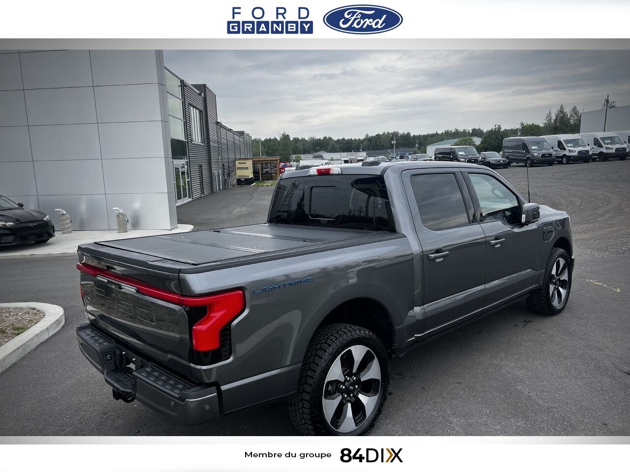 2023 Ford F-150 Lightning Grey Granby - photo #3