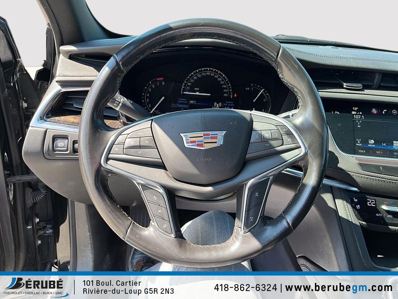 CADILLAC XT5 AWD 2018 Noir Rivière-du-Loup - photo #10