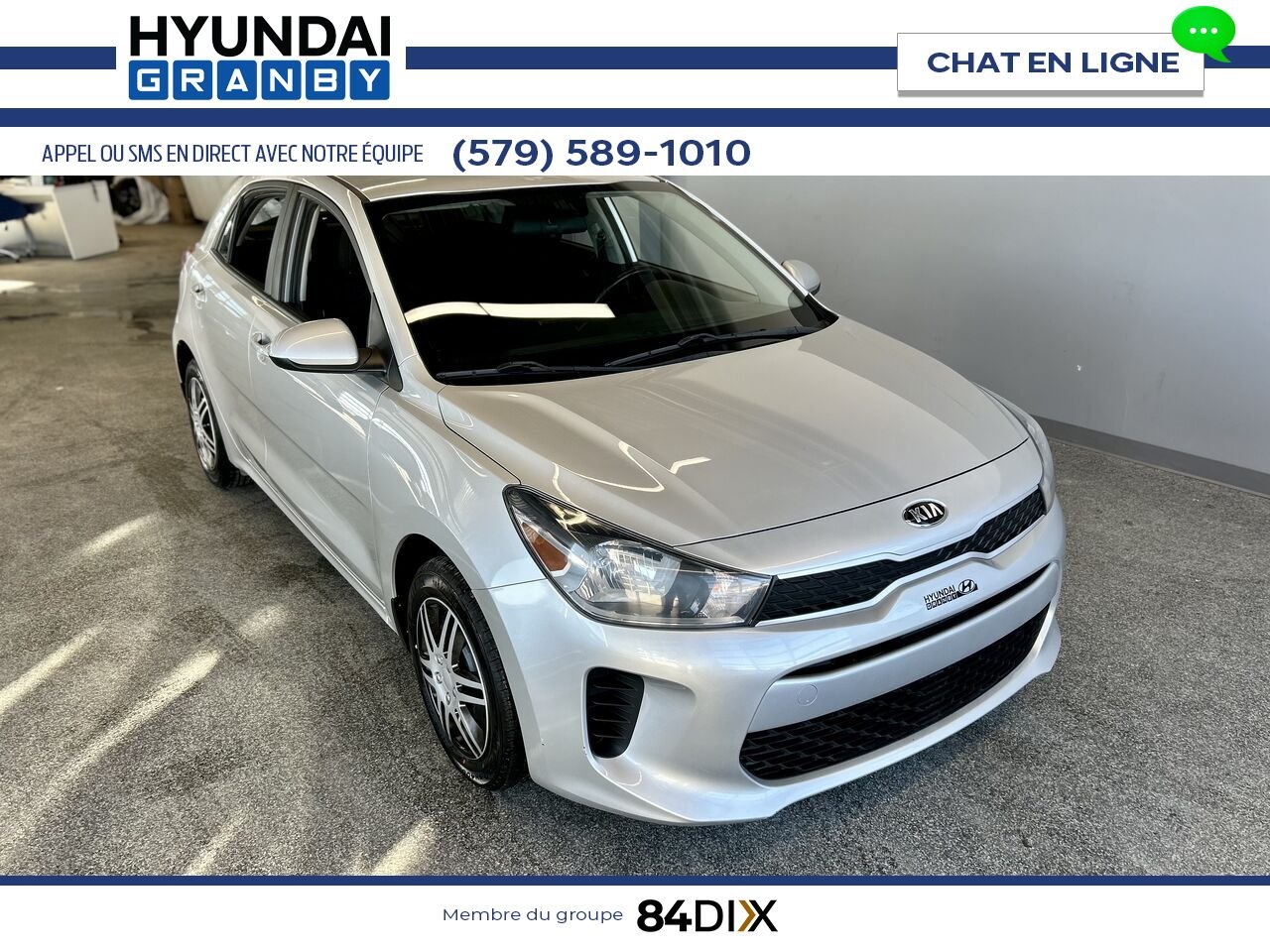 Kia Rio 5 portes 2018 Gris Granby - photo #1