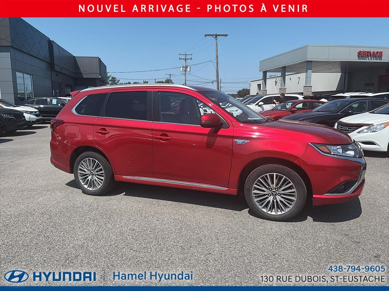 2020 Mitsubishi Outlander Plug-In Hybrid Red Saint-Eustache - photo #1