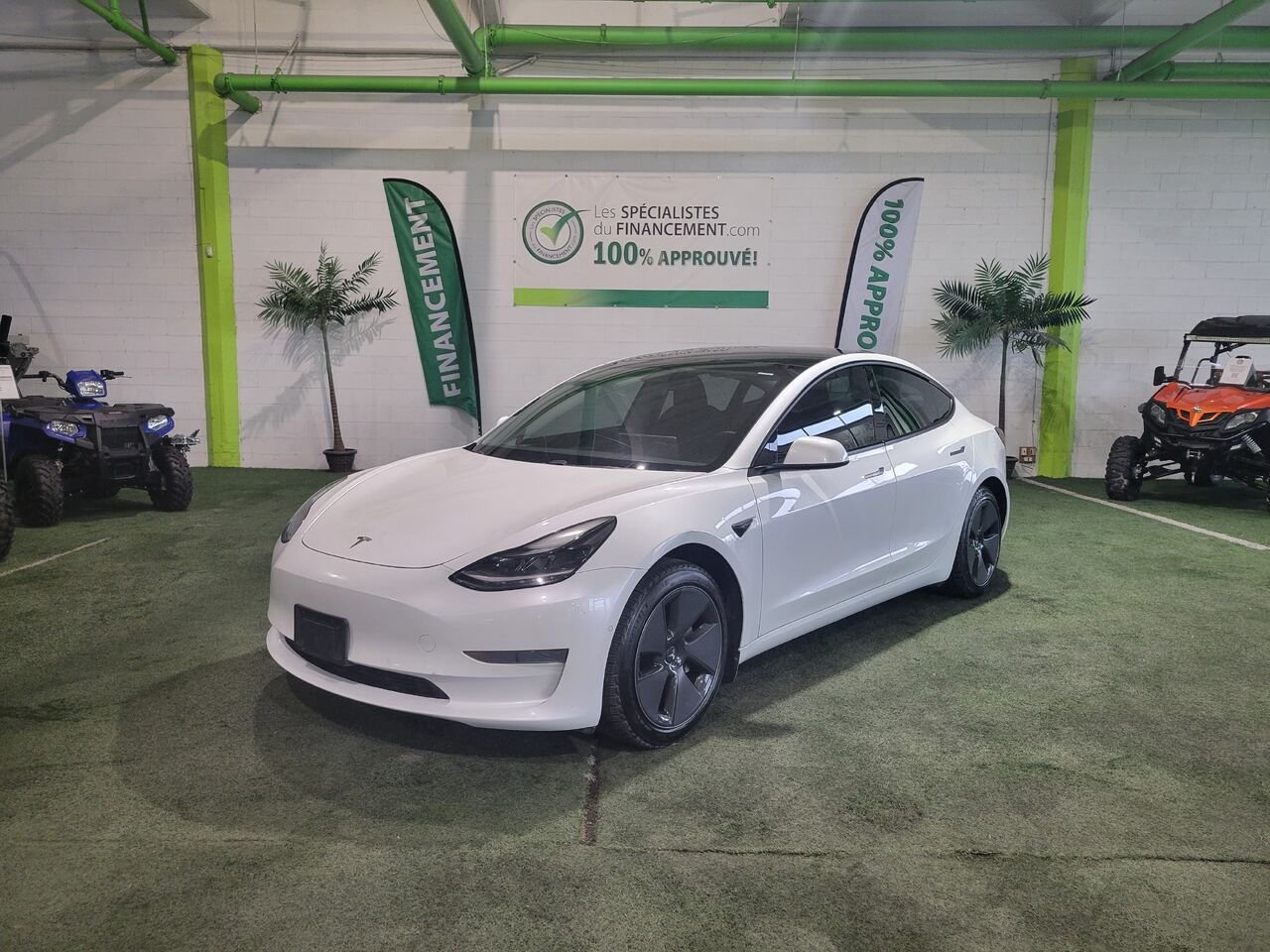 Tesla Model 3 2021 Blanc Longueuil, - photo #0