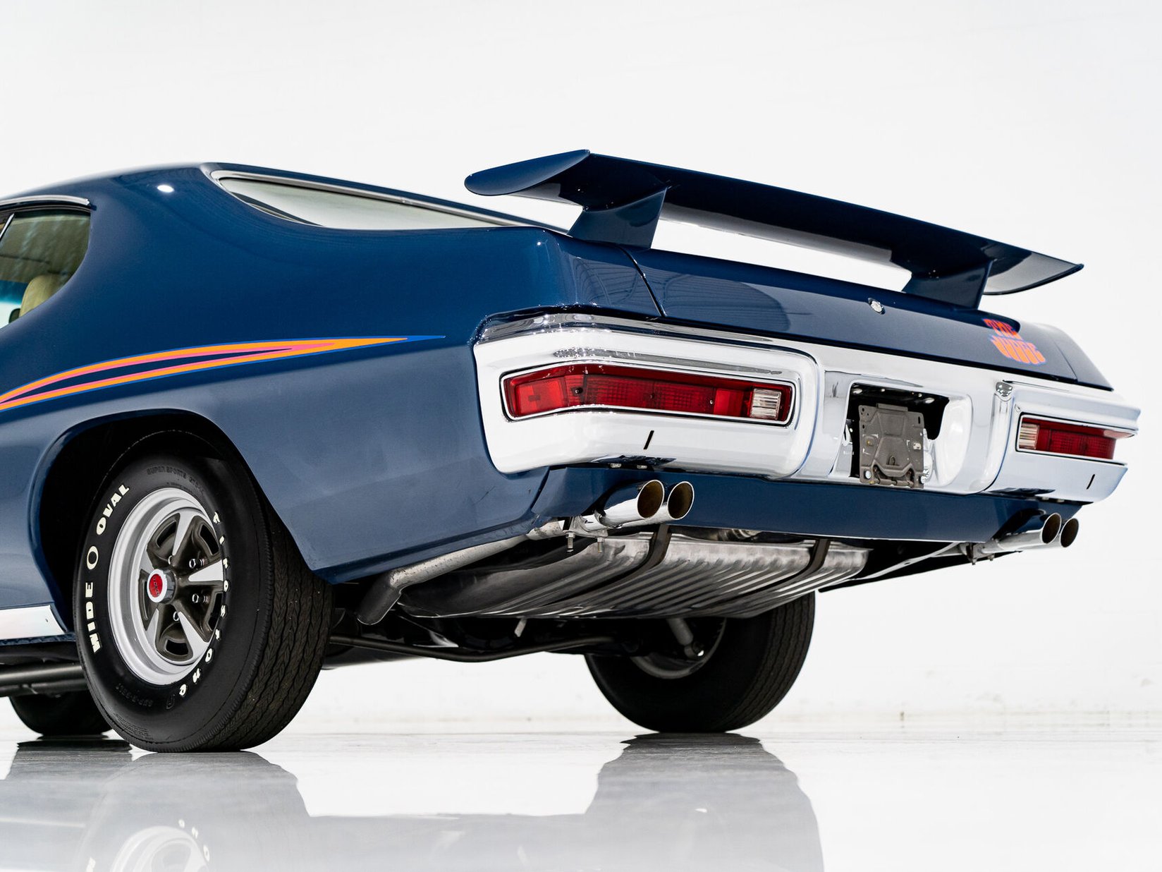 Pontiac GTO The Judge Matching# Ram Air III 4-speed **PRIX EN USD** 1970 Bleu Montréal - photo #28