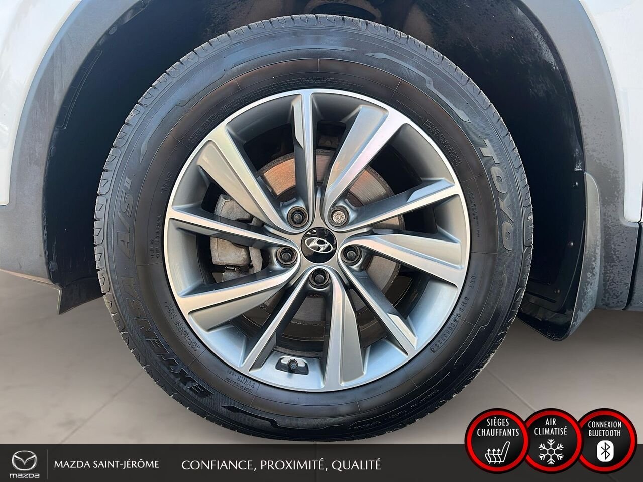 Hyundai Santa Fe 2019 Blanc Saint-Jérôme - photo #11