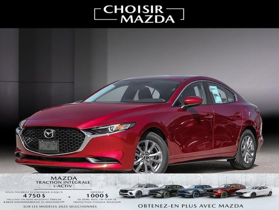 2025 Mazda Mazda3 2025 Soul Red Crystal Metallic