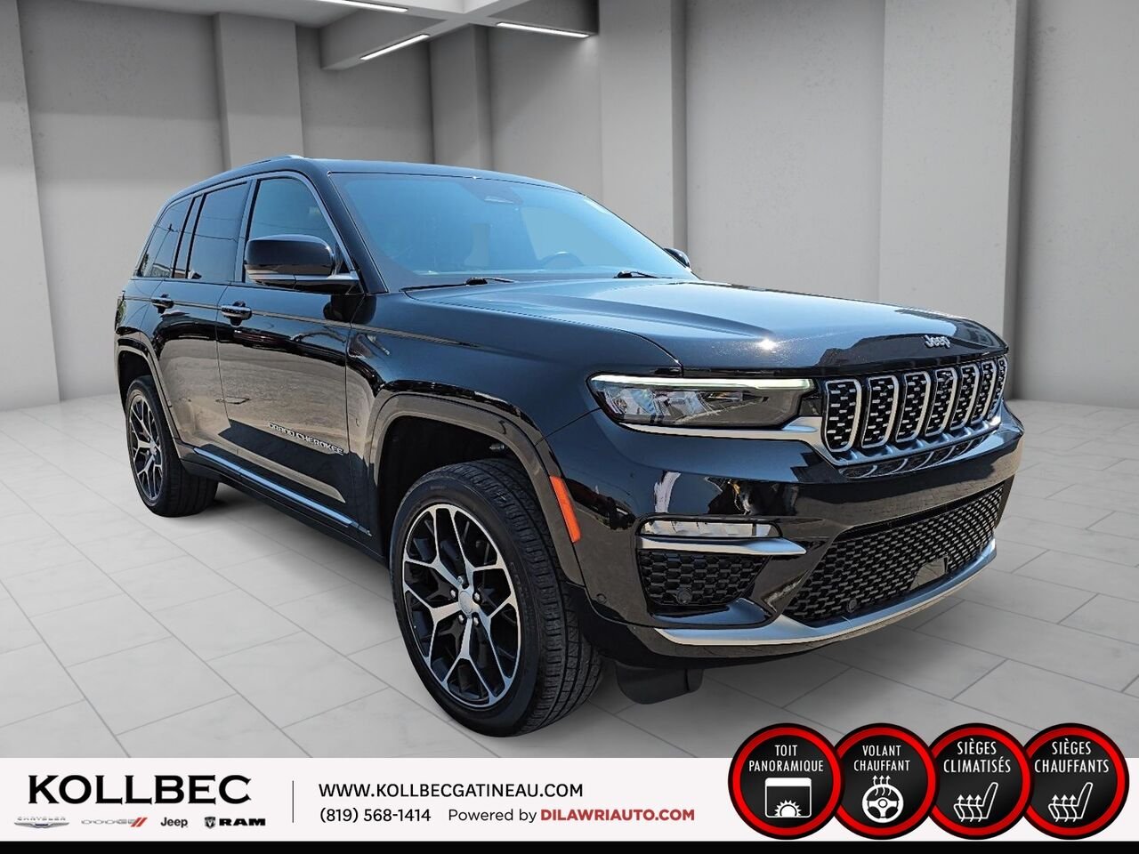 2023 JEEP GRAND CHEROKEE 26961 | Summit Reserve 4x4 Black Gatineau - photo #12