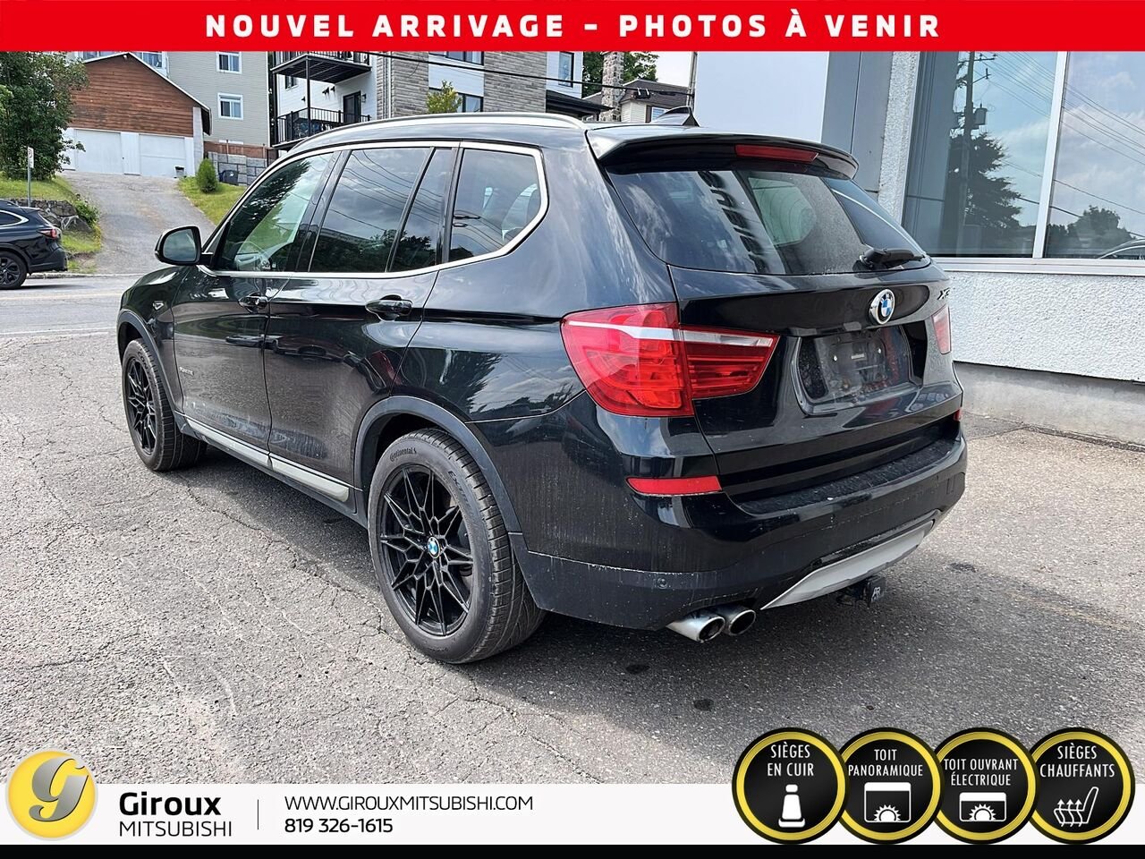 2017 BMW X3 XDRIVE28I Black Sainte-Agathe-des-Monts - photo #2