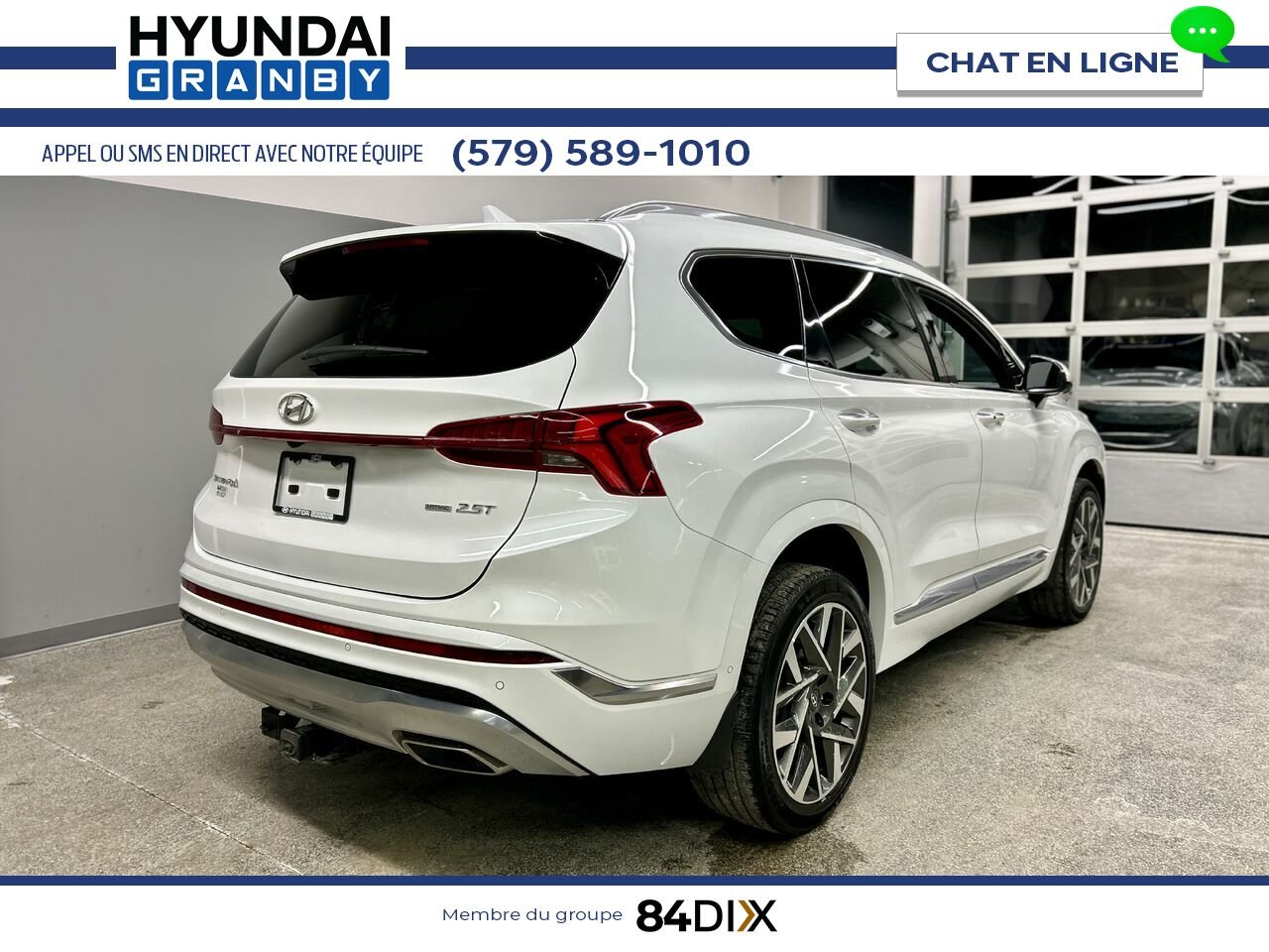 Hyundai Santa Fe 2022 Blanc Granby - photo #6