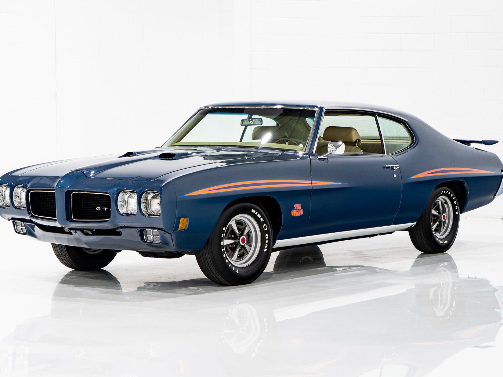 Pontiac GTO The Judge Matching# Ram Air III 4-speed **PRIX EN USD** 1970 Bleu Montréal - photo #0