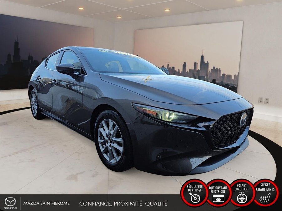 2020 Mazda Mazda3 Sport GT | TOIT OUVRANT | CUIR | AUTOMATIQUE Grey