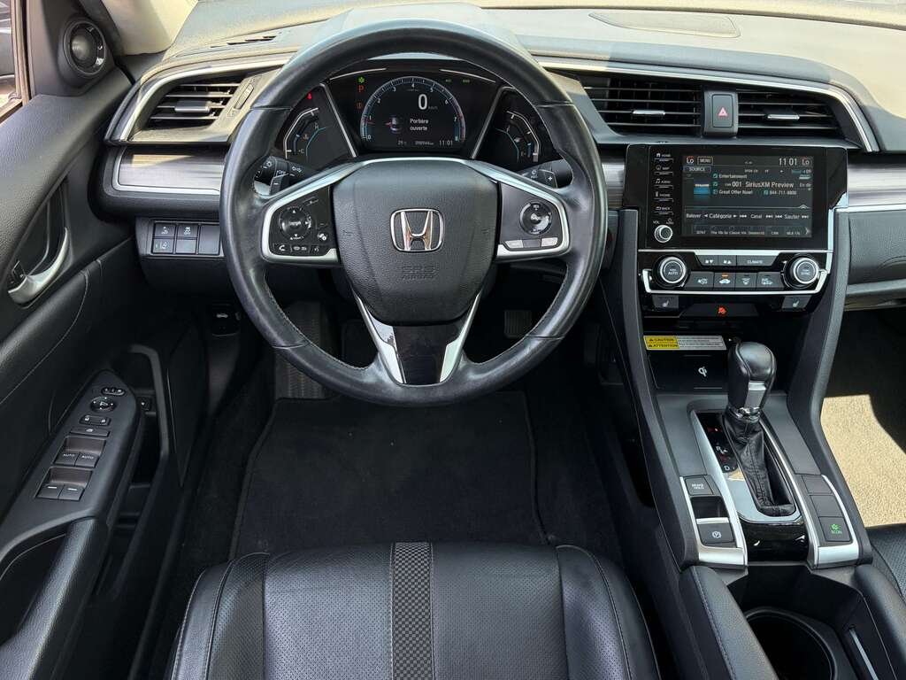 Honda Civic Sedan Touring CVT 2019 Noir Gatineau - photo #10