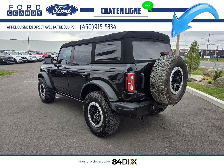 Ford Bronco Badlands SASQUATSH 2021 Noir