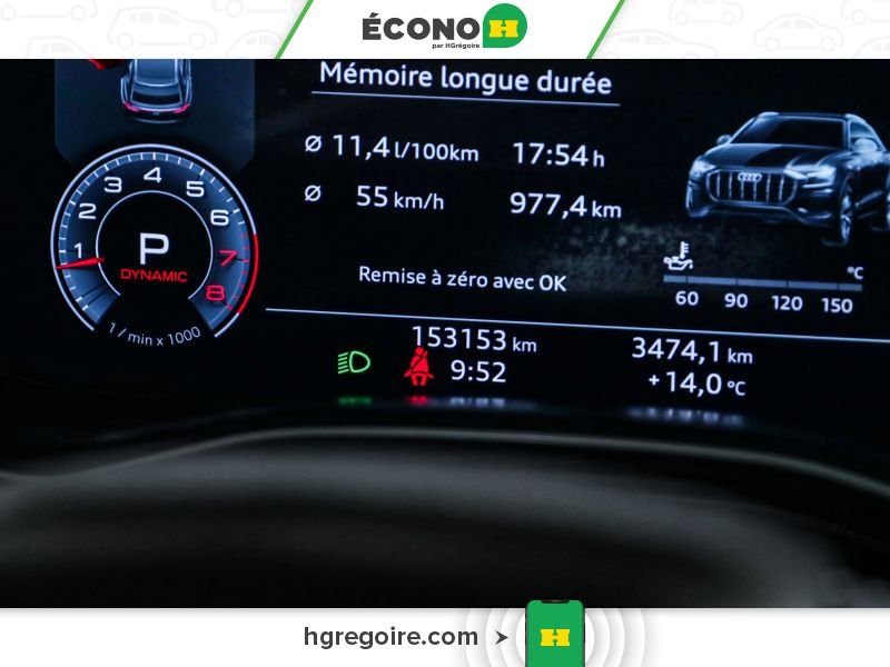 Audi Q8 730054 | TECKNIK A/C CUIR GR ELECT MAGS 2020 Gris Laval - photo #15